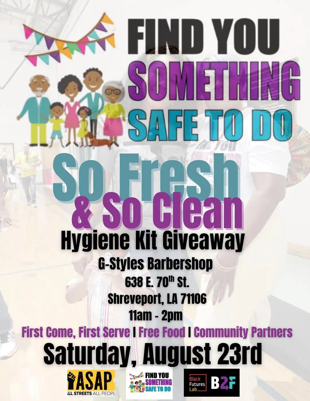 Flyer for Find You Something Safe to Do